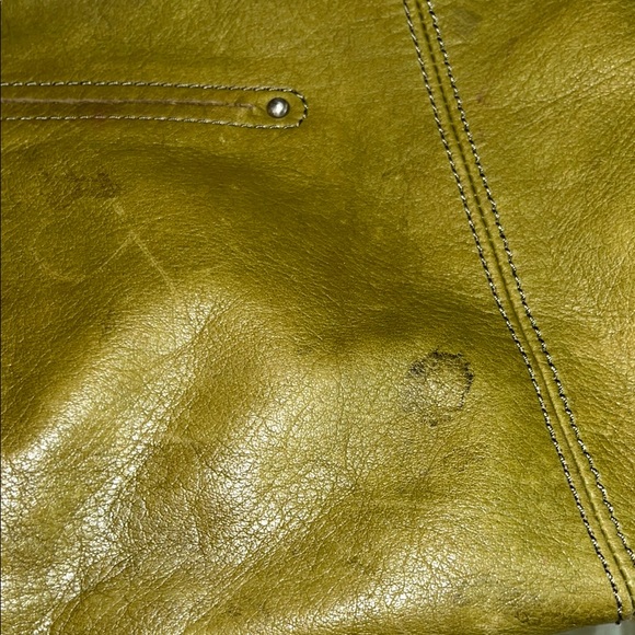 B. Makowsky Olive Green Studded Shoulder Bag - Picture 4 of 16